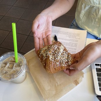 Lucky's Coffee Roasters - Latte and Everything Croissant - Coffee & Tea Near Me - Claremont, California Lucky's Coffee Roasters - Latte and Everything Croissant - Coffee & Tea Near Me - Claremont, California