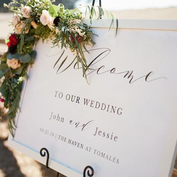 Aimee Lomeli Designs - Flowers on our Welcome sign - Floral Designers Near Me Aimee Lomeli Designs - Flowers on our Welcome sign - Floral Designers Near Me