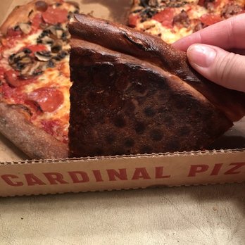 Cardinal Pizza - Burned bottoms :( - Pizza Near Me - Westerville, Ohio Cardinal Pizza - Burned bottoms :( - Pizza Near Me - Westerville, Ohio