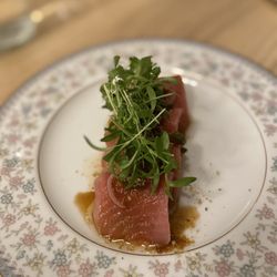 Cured Fish Bar - Bluefin tuna crudo (cowboy up!)