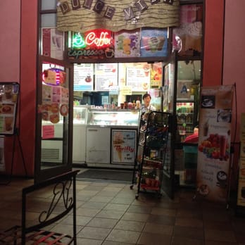 Dulce Vida - Entrance and all the advertisement for their products - Ice Cream & Frozen Yogurt Near Me - Lynwood, California