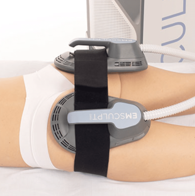 EM Shape Neo - EMSHAPE NEO offers a non-invasive approach by combining Radiofrequency heating and the HIFEM procedure, concurrently targeting fat reduction and muscle enhancement.
This treatment works to eliminate fat cells and induce muscle growth by engaging in powerful muscle contractions.

Clinical studies demonstrate an average reduction of in subcutaneous fat and a 25% increase in muscle thickness through the application of EMSHAPE NEO.

Click the link to Schedule your Counsultation today!