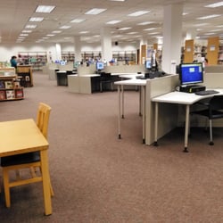 Brandon Regional Library - The computer stations.