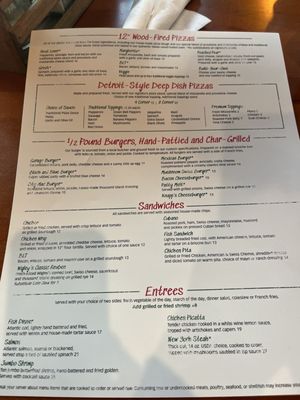 Menu photo 2 Knapps City Garage New Baltimore, MI