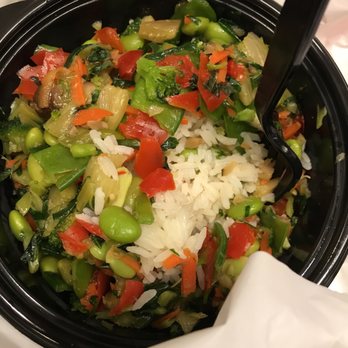 Wow Bao - Vegan at the Airport in DC! Vegetable Rice Bowl. They ran out of the vegetable dumplings - Chinese Near Me - Arlington, Virginia Wow Bao - Vegan at the Airport in DC! Vegetable Rice Bowl. They ran out of the vegetable dumplings - Chinese Near Me - Arlington, Virginia