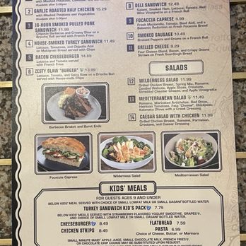 Roaring Fork - Lunch & Dinner Menu 9/12/25 - Sandwiches Near Me - Lake Buena Vista, Florida