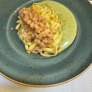 Osteria Quatro Pass - Tagliatelle with Lake Fish - Italian Near Me - Varenna, SO Osteria Quatro Pass - Tagliatelle with Lake Fish - Italian Near Me - Varenna, SO