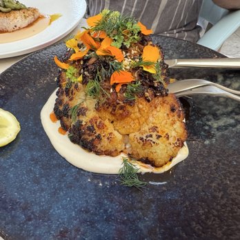 Salt + Ash - Charred cauliflower - New American Near Me - Duck Key, Florida Salt + Ash - Charred cauliflower - New American Near Me - Duck Key, Florida