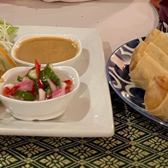Gummlai Thai - Chicken Satay and Veggie Roll - Thai Near Me - Willow Grove , Pennsylvania Gummlai Thai - Chicken Satay and Veggie Roll - Thai Near Me - Willow Grove , Pennsylvania
