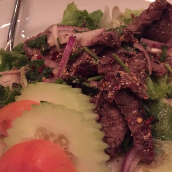 Thai Bistro - Thai beef salad. Too limey for me. - Thai Near Me - Houston, Texas Thai Bistro - Thai beef salad. Too limey for me. - Thai Near Me - Houston, Texas