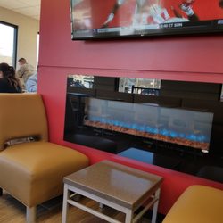 Wendy's - They have a fireplace