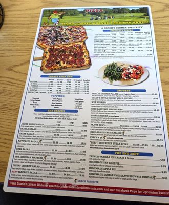 Menu photo 1 Coach's Corner Bar & Grill Livonia, MI Menu photo 1 Coach's Corner Bar & Grill Livonia, MI