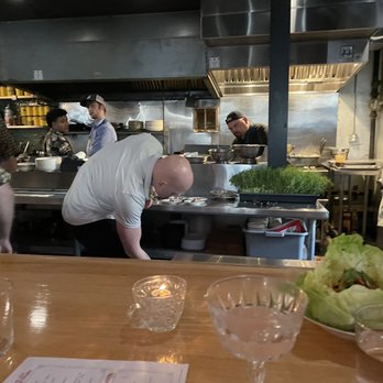 Mister Mao - Kitchen view from chef's counter - Asian Fusion Near Me - New Orleans, Louisiana Mister Mao - Kitchen view from chef's counter - Asian Fusion Near Me - New Orleans, Louisiana