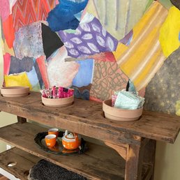 From Ramble: Wall artwork and potting stand From Ramble: Wall artwork and potting stand