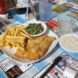 Sugar Shane's Café - Chicken fried chicken, gravy on side.
