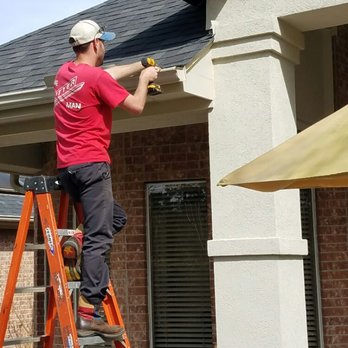 The Gutterman - Repairing an existing system by adding the necessary support behind the gutter as well as inside with Hidden Hangers for securement - Gutter Services Near Me - Houston, Texas The Gutterman - Repairing an existing system by adding the necessary support behind the gutter as well as inside with Hidden Hangers for securement - Gutter Services Near Me - Houston, Texas