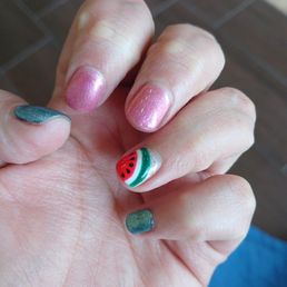 Watermelon nails by nami Watermelon nails by nami