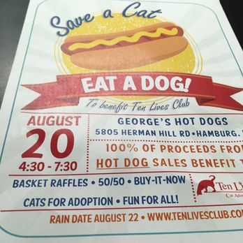 George's Hot Dogs - Fun ad I saw at the restaurant!!! - Hot Dogs Near Me - Hamburg, New York George's Hot Dogs - Fun ad I saw at the restaurant!!! - Hot Dogs Near Me - Hamburg, New York