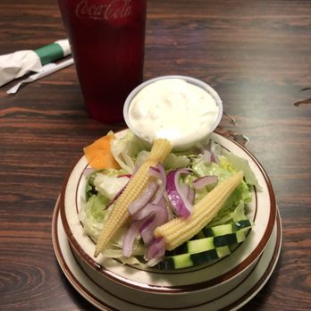 Crossroads Cafe - House dinner salad w blue cheese - Coffee & Tea Near Me - Parker, Arizona Crossroads Cafe - House dinner salad w blue cheese - Coffee & Tea Near Me - Parker, Arizona
