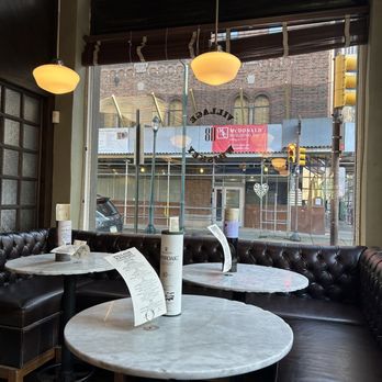 Village Whiskey - Bar area front window seats - New American Near Me - Philadelphia, Pennsylvania