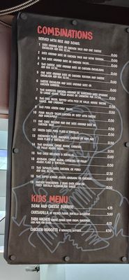 Menu photo 2 Macho's Durango, CO