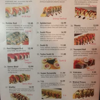 Senro Sushi - Menu pg 7 - Japanese Near Me - San Ramon, California Senro Sushi - Menu pg 7 - Japanese Near Me - San Ramon, California