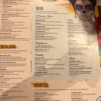 Barrio Queen - The menu - Mexican Near Me - Queen Creek, Arizona