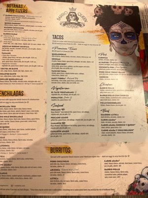 Menu photo 4 Barrio Queen Queen Creek, AZ