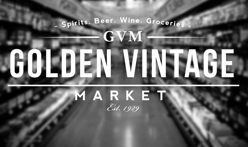 Golden Vintage Market Logo