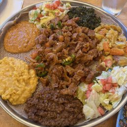 Vegan Tibs Vegetarian Combo Vegan Tibs Vegetarian Combo