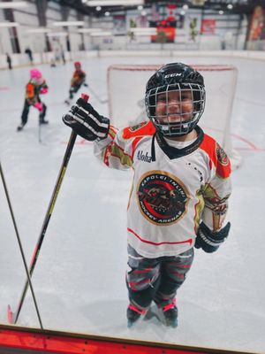 For NEW Players- Learn to hockey skate and learn to play hockey clinics - For NEW players, we have the Learn to hockey skate and learn to play hockey clinics before joining a league.
For our in-house program, all tournament hockey players are required to play up an age division. For female hockey players, even if they are tournament players, they may play their proper age.
We have great coaches, wonderful people who will introduce Hockey and skating for Hockey in a way that enriches the players' experience and makes sure that they are ready to join a team that is skill and age appropriate. For NEW Players- Learn to hockey skate and learn to play hockey clinics - For NEW players, we have the Learn to hockey skate and learn to play hockey clinics before joining a league.
For our in-house program, all tournament hockey players are required to play up an age division. For female hockey players, even if they are tournament players, they may play their proper age.
We have great coaches, wonderful people who will introduce Hockey and skating for Hockey in a way that enriches the players' experience and makes sure that they are ready to join a team that is skill and age appropriate.