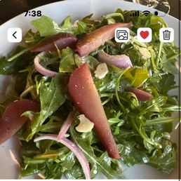I am poached pear salad I am poached pear salad