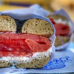 Brandwein's Bagels - Poppyseed Bagel / Lox / Chive Spread