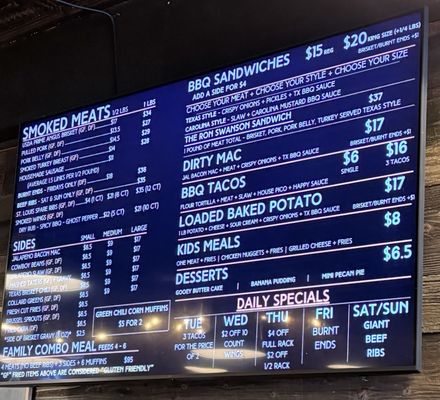 Menu photo 7 Post Oak Barbecue Denver, CO