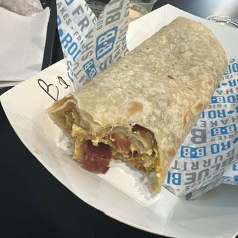 Blue Burro - Bacon Breakfast Bacon Burrito - Salad Near Me - Long Beach, California Blue Burro - Bacon Breakfast Bacon Burrito - Salad Near Me - Long Beach, California
