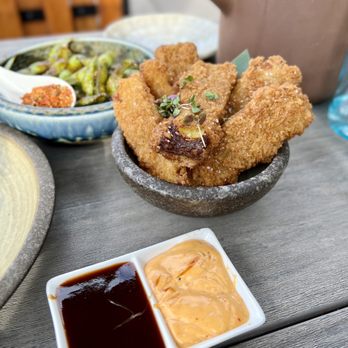 Lucky Robot Restaurant - Zucchini Katsu - Sushi Bars Near Me - Austin, Texas Lucky Robot Restaurant - Zucchini Katsu - Sushi Bars Near Me - Austin, Texas