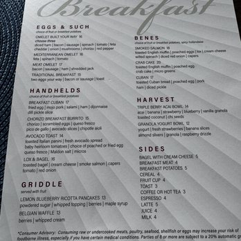 Castile Restaurant - Wonderful breakfast menu, my husband particularly enjoyed the salmon Benedict - Breakfast & Brunch Near Me - St Pete Beach, Florida