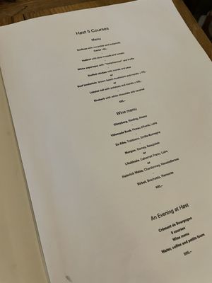 Menu photo 2 Høst København K, 84 Menu photo 2 Høst København K, 84
