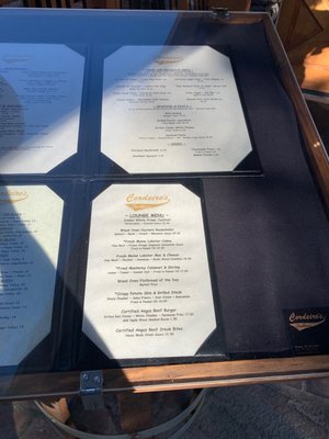 Menu photo 8 Cordeiro's Steakhouse Napa, CA Menu photo 8 Cordeiro's Steakhouse Napa, CA