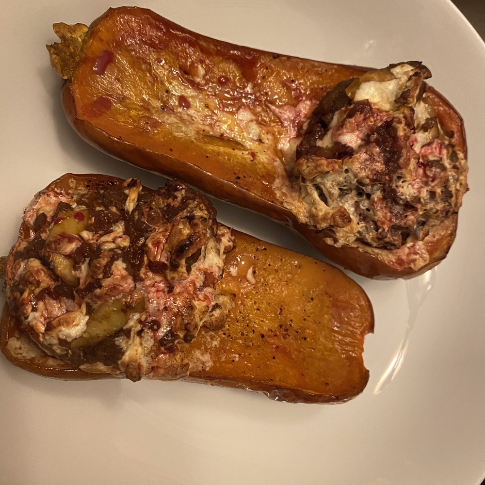 Sally O's - Stuffed Honeynut Squash - Bars Near Me - Baltimore, Maryland Sally O's - Stuffed Honeynut Squash - Bars Near Me - Baltimore, Maryland