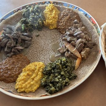 Taffach Ethiopian Restaurant - Combo - Medium Serves Two Guests - Ethiopian Near Me - Davis, California Taffach Ethiopian Restaurant - Combo - Medium Serves Two Guests - Ethiopian Near Me - Davis, California