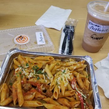 Central Kitchen - Sausage and Pepper Penne / guava smoothie - Burgers Near Me - Los Angeles, California Central Kitchen - Sausage and Pepper Penne / guava smoothie - Burgers Near Me - Los Angeles, California