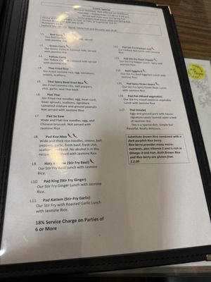 Menu photo 6 Thai Thyme Pasadena, CA