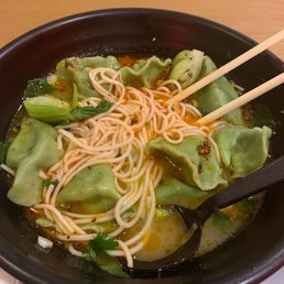 Vegetable dumpling with noodles Vegetable dumpling with noodles