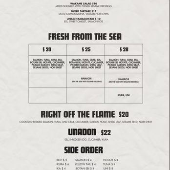 Suki Desu - Menu (09/2025) - Sushi Bars Near Me - New York, New York