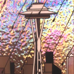 Glass Expressions - This is a window that is hanging in our studio.  Completed by Kathy Johnson