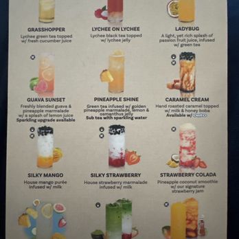 Teaspoon - Menu - Tea Rooms Near Me - Deerfield Beach, Florida