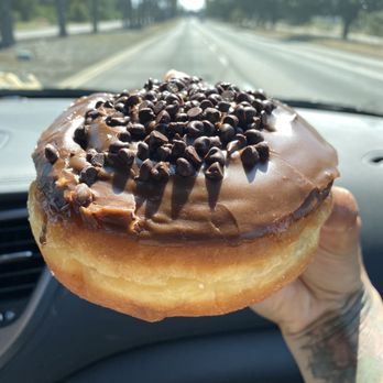 OB Donuts - Cinnamon roll chocolate chip chocolate frosted donut - Donuts Near Me - San Diego, California