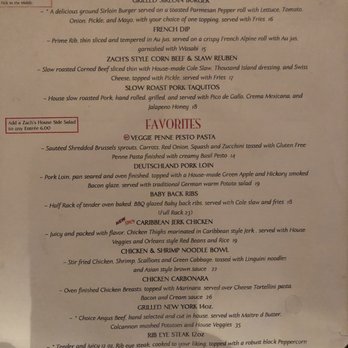 Zach's Restaurant - Menu - Breakfast & Brunch Near Me - Fairbanks, Alaska Zach's Restaurant - Menu - Breakfast & Brunch Near Me - Fairbanks, Alaska