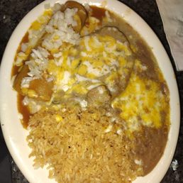 Chili Relleno and Shredded beef enchilada